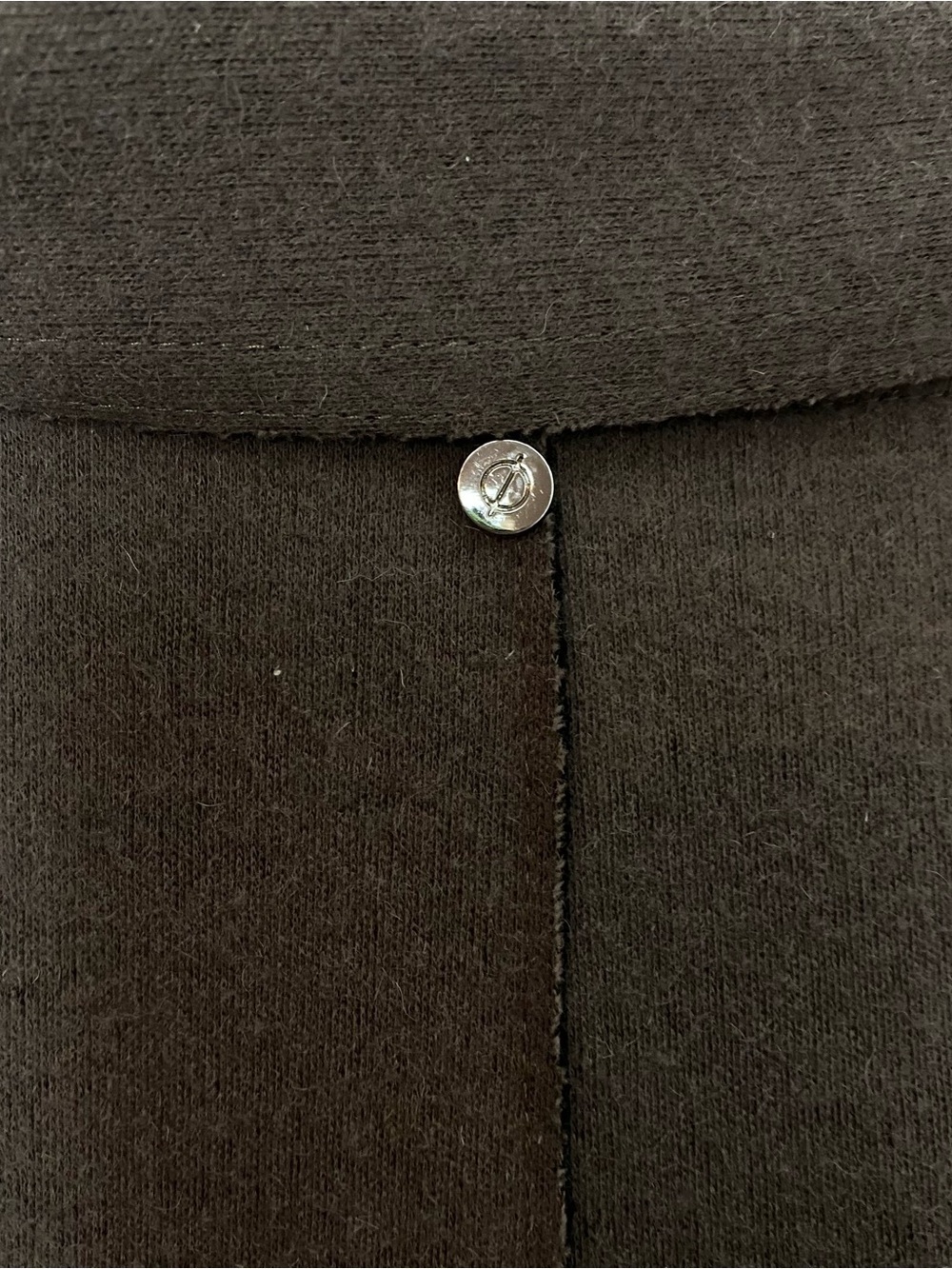 Sosken Bella Coat Trench Jacket Womens Size XL 4 Taupe Gray Pockets Open Front - Picture 9 of 13